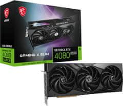 MSI GeForce RTX 4080 SUPER 16G GAMING X SLIM, 16GB GDDR6X