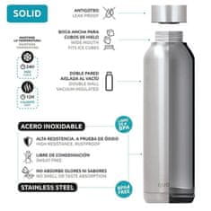 QUOKKA Solid termoska 510 ml, flora jungle