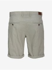 Jack&Jones Zelené pánské chino kraťasy Jack & Jones Fury S