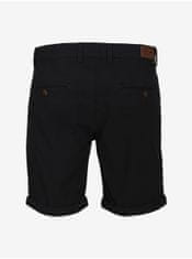 Jack&Jones Černé pánské chino kraťasy Jack & Jones Fury S