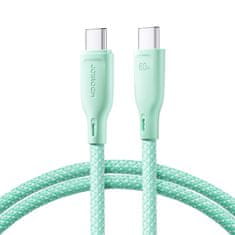 shumee USB-C kabel 60W rychlý přenos Multi-Color Series 1m zelený