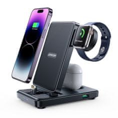 shumee Nabíjecí stanice 4v1 pro iPhone AirPods Apple Watch USB-A, skládací, černá