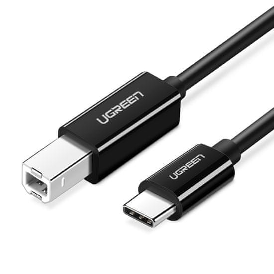 shumee Kabel pro tiskárnu, skener fax, USB-C - USB-B, 1m, černý