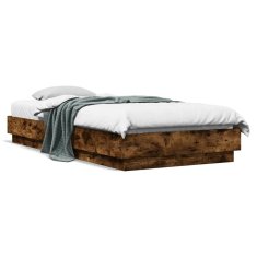 shumee Rám postele kouřový dub 100 x 200 cm kompozitní dřevo