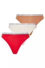 Tommy Hilfiger dámská bavlněná tanga 3pack s logem Velikost: XS