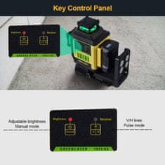 Firecore F95T-XG zelený, samonivelační křížový laser 360°