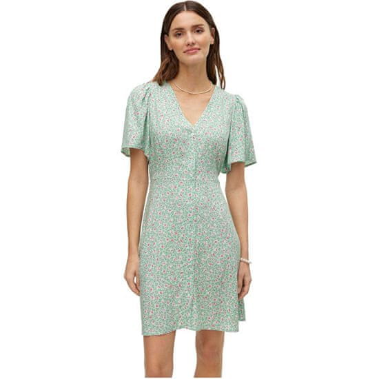 Vero Moda Dámské šaty VMALBA Regular Fit 10292845 Silt Green