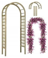 Sobex Dřevěná zahradní pergola Rose 90x220 cm