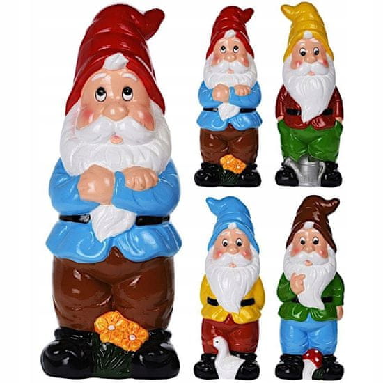 Koopman Figurka zahradního trpaslíka 20 cm mix