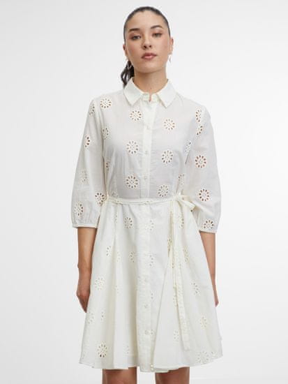 Orsay Bílé dámské košilové šaty