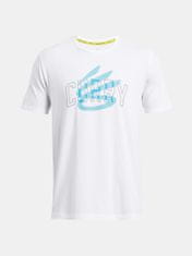 Under Armour Tričko Curry Champ Mindset Tee-WHT M