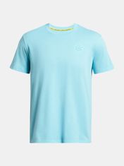 Under Armour Tričko Curry Emboss HW Tee-BLU XL