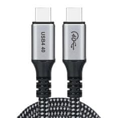 shumee USB-C kabel 240W 8K 60Hz 1,2m černý