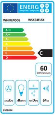 Whirlpool vestavná digestoř WSK 64 FLS X