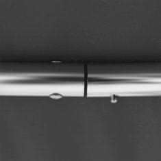 Vidaxl Bimini stříška se 4 oblouky šedá 236 x 228 x 127 cm