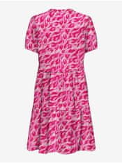 ONLY Růžové dámské vzorované šaty ONLY Nova S