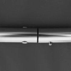 Vidaxl Bimini stříška se 4 oblouky šedá 236 x 199 x 135 cm