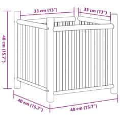 Vidaxl Truhlík 40 x 40 x 40 cm bambus