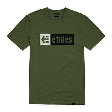 Etnies triko ETNIES New Box S/S Tee MILITARY M