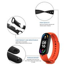 TopQ Řemínek pro Xiaomi Mi Band 5-6-7 světle modrý