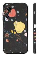 TopQ Kryt Design Xiaomi Redmi Note 12S Kočička černý 123232