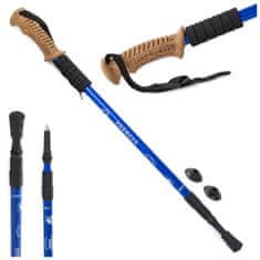 Trekingové hole Nordic Walking s ergonomickou, korkovou rukojetí, 135 cm, 2 ks T-271-MO