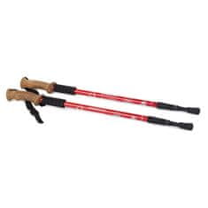 Trekingové hole Nordic Walking s ergonomickou, korkovou rukojetí, 135 cm, 2 ks T-271-CV