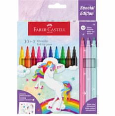 Faber-Castell Unicorn Popisovače Castle set 10+3 barevné