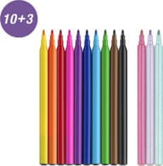 Faber-Castell Unicorn Popisovače Castle set 10+3 barevné