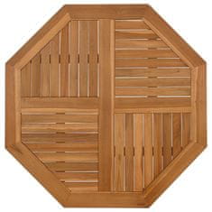 Vidaxl Stolní deska 90 x 90 x 2,5 cm osmihranná masivní teakové dřevo