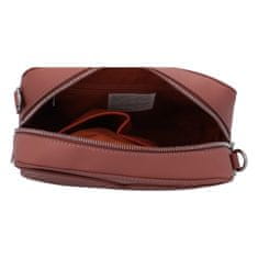 Tessra Milano Elegantní dámská crossbody Polly, růžová