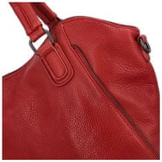 Paolo Bags Stylová dámská kabelka do ruky Kassandra, červená