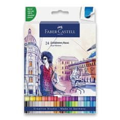 Faber-Castell Popisovač Goldfaber Aqua Dual Marker sada, 24 barev