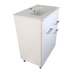 BPS-koupelny Koupelnová skříňka s keramickým umyvadlem Luka S 60