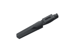 Ganzo Knife G806-BK nůž do přírody 9,8 cm, celočerná, TPR, plastové pouzdro