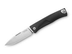 LionSteel 01LS163 Thrill Black kapesní nůž 8 cm, černá, hliník, výsuvná spona