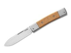 LionSteel 01LS170 BestMan I Drop Micarta kapesní nůž 7 cm, hnědá Micarta, titan 