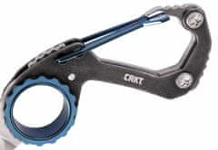 CRKT CR-9083 Compano Carabiner Sheepsfoot kapesní nůž/karabina 3,7 cm, ocel, Black Stonewash