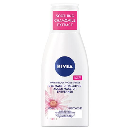 Nivea Odličovač očí a voděodolného make-upu Chamomile (Waterproof Eye Make-Up Remover) 125 ml