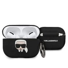 Karl Lagerfeld Silicone Ikonik pouzdro na AirPods Pro, černé