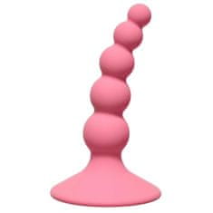 Lola Games Lola Games Ribbed Plug Pink anální kuličky