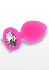 Toyjoy Anální kolík Anal Play Diamond Booty Jewel Large pink