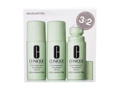 Clinique 225ml deodorant trio, antiperspirant
