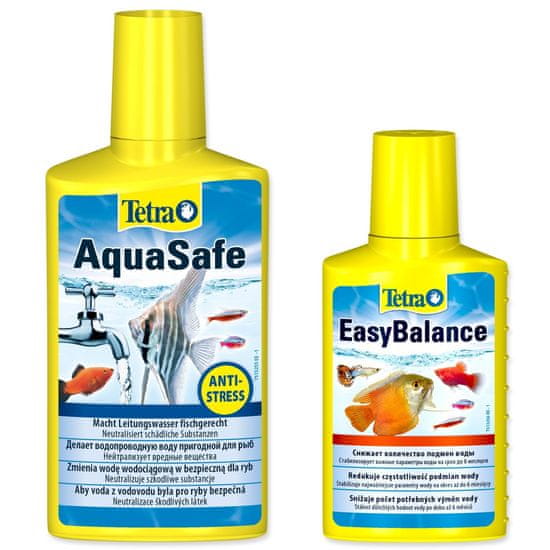 Tetra Přípravek Tetra Aqua Safe 250ml + Tetra Easy Balance 100ml zdarma