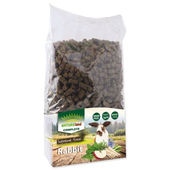 NATURE LAND Krmivo Complete pro králíky a zakrslé králíky MONO 1,7 kg