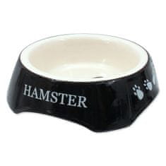 STREFA Miska SMALL ANIMALS potisk Hamster černá 13 cm 1 ks