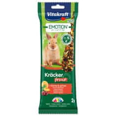 Vitakraft Tyčinky VITAKRAFT Emotion Kracker ovocné pro králíky 112 g