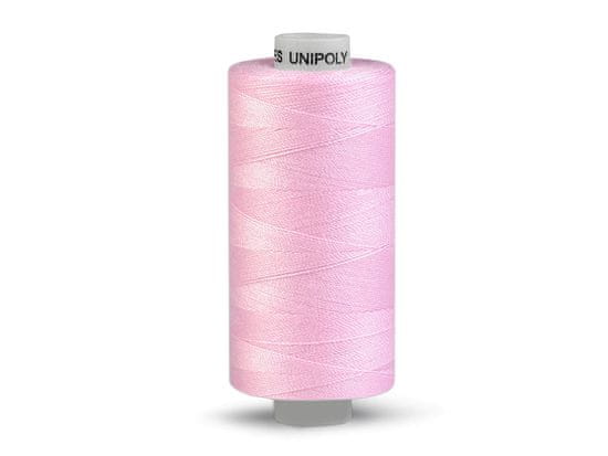 Polyesterové nitě Unipoly návin 500 m - Candy Pink (10 ks)