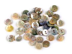 Perleťový knoflík velikost 16" - perlová (20 ks)