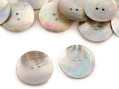 Perleťový knoflík velikost 28", 32", 40" - (40&quot;) perleť (5 ks)